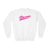 Youth Storm Script Cotton Sweatshirt
