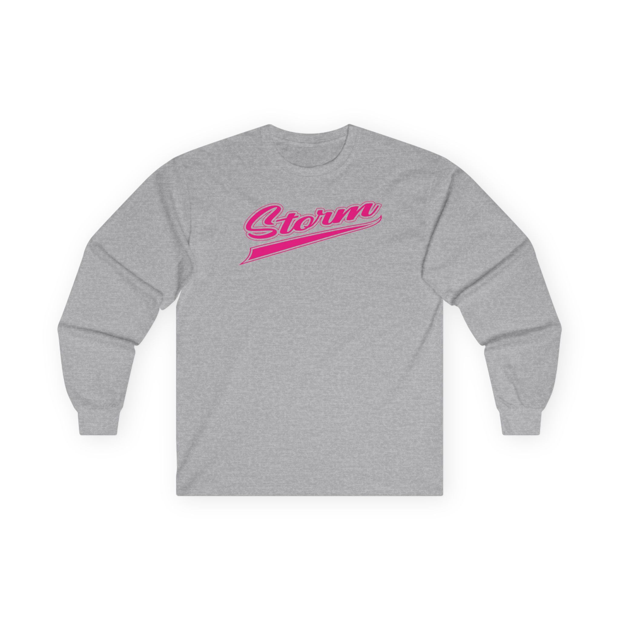 Storm Script Long Sleeve Tee
