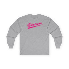 Storm Script Long Sleeve Tee