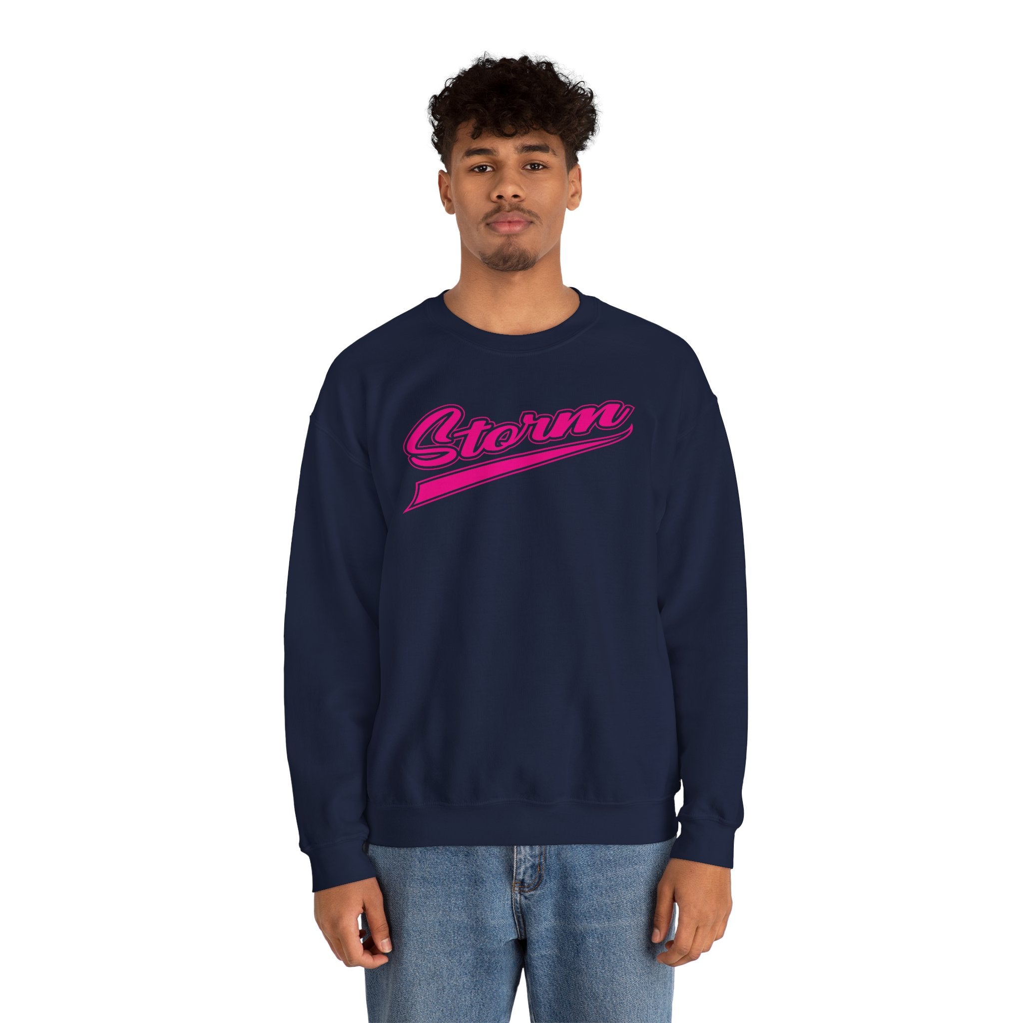 Storm Script Cotton Sweatshirt