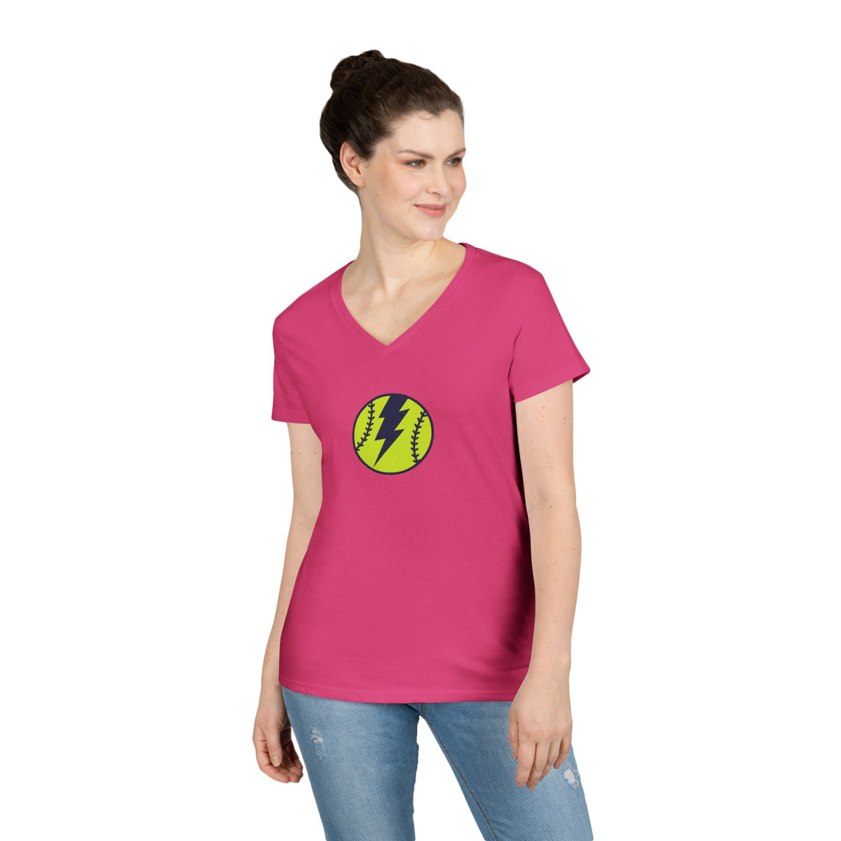Storm Softball Ladies' V-Neck Tee