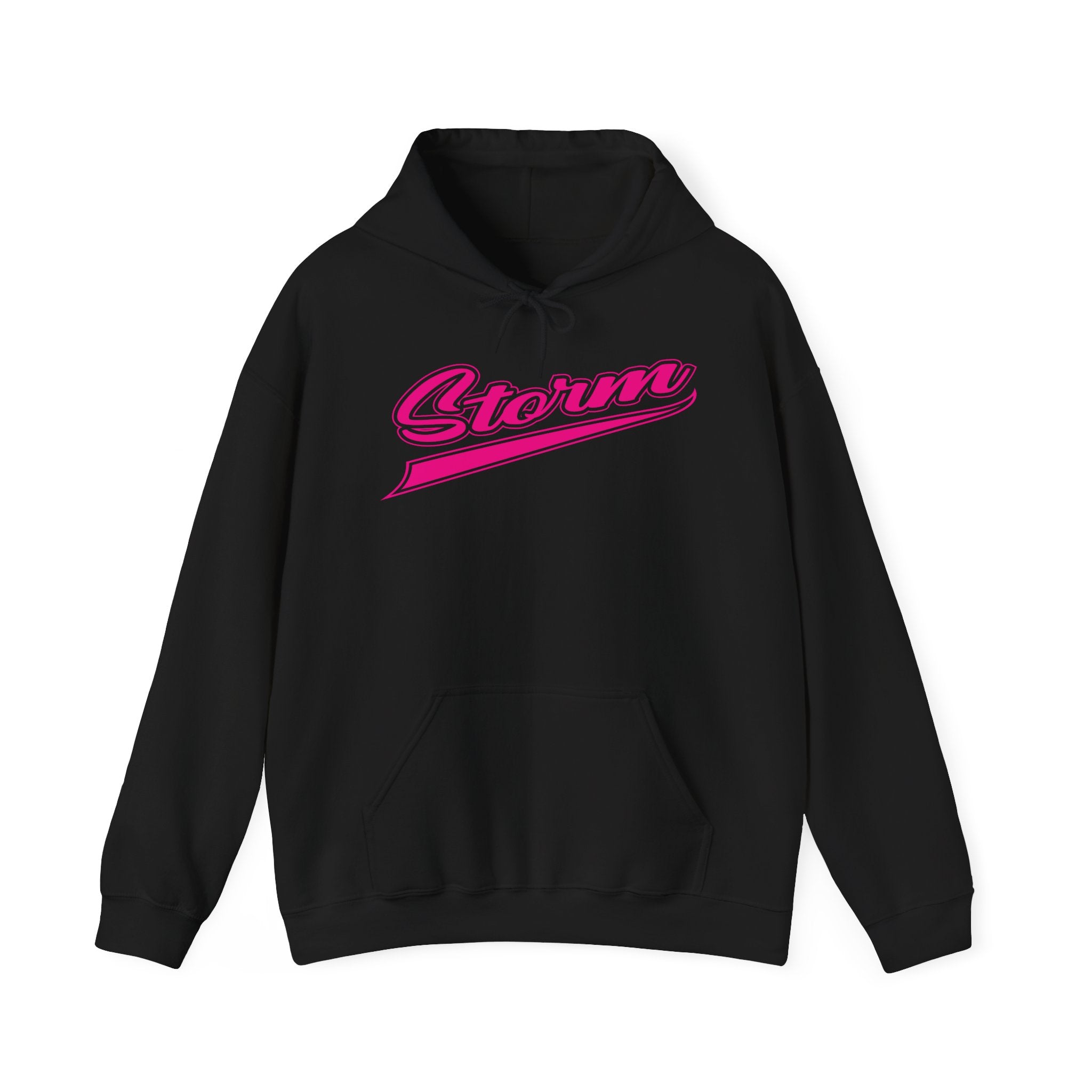 Storm Script Cotton Hoodie