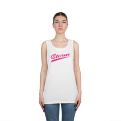 Storm Script Cotton Tank Top