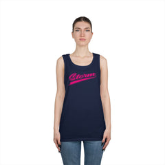 Storm Script Cotton Tank Top