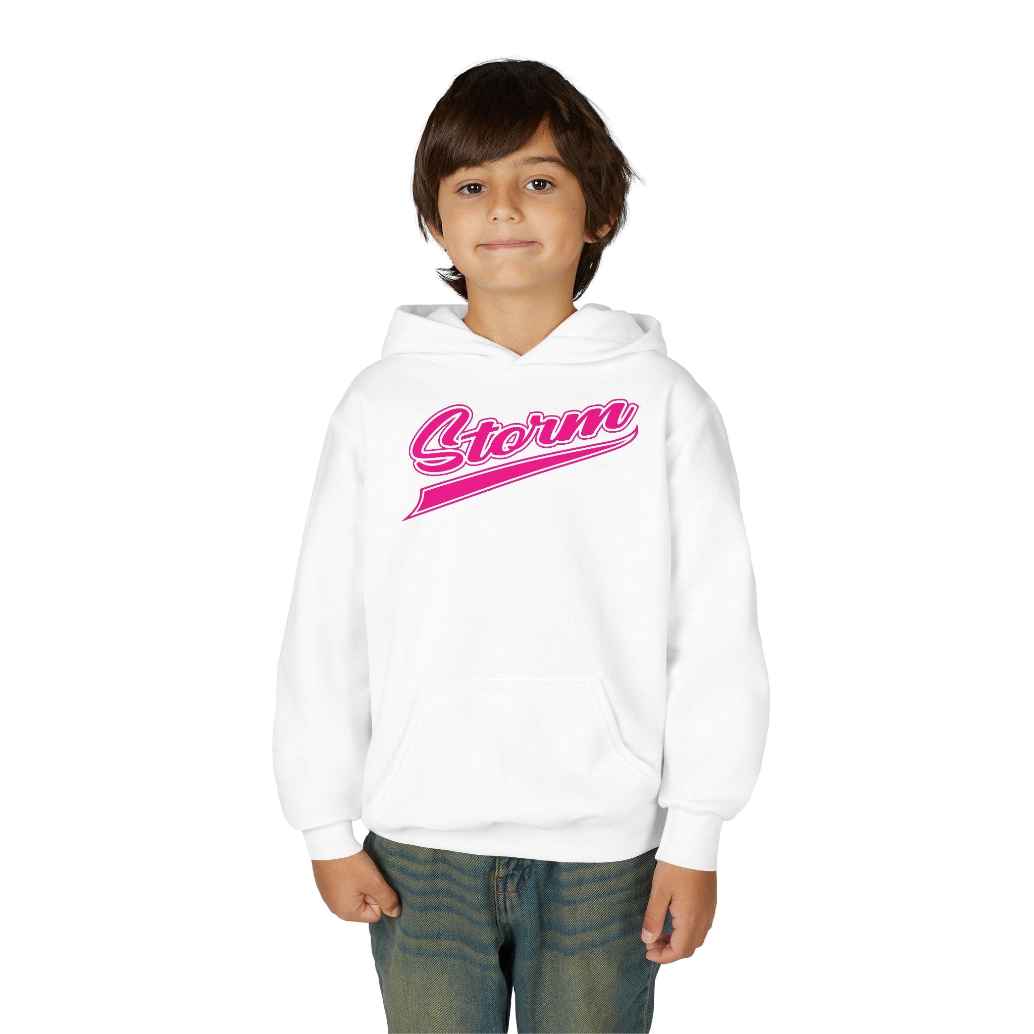 Youth Storm Script Cotton Hoodie