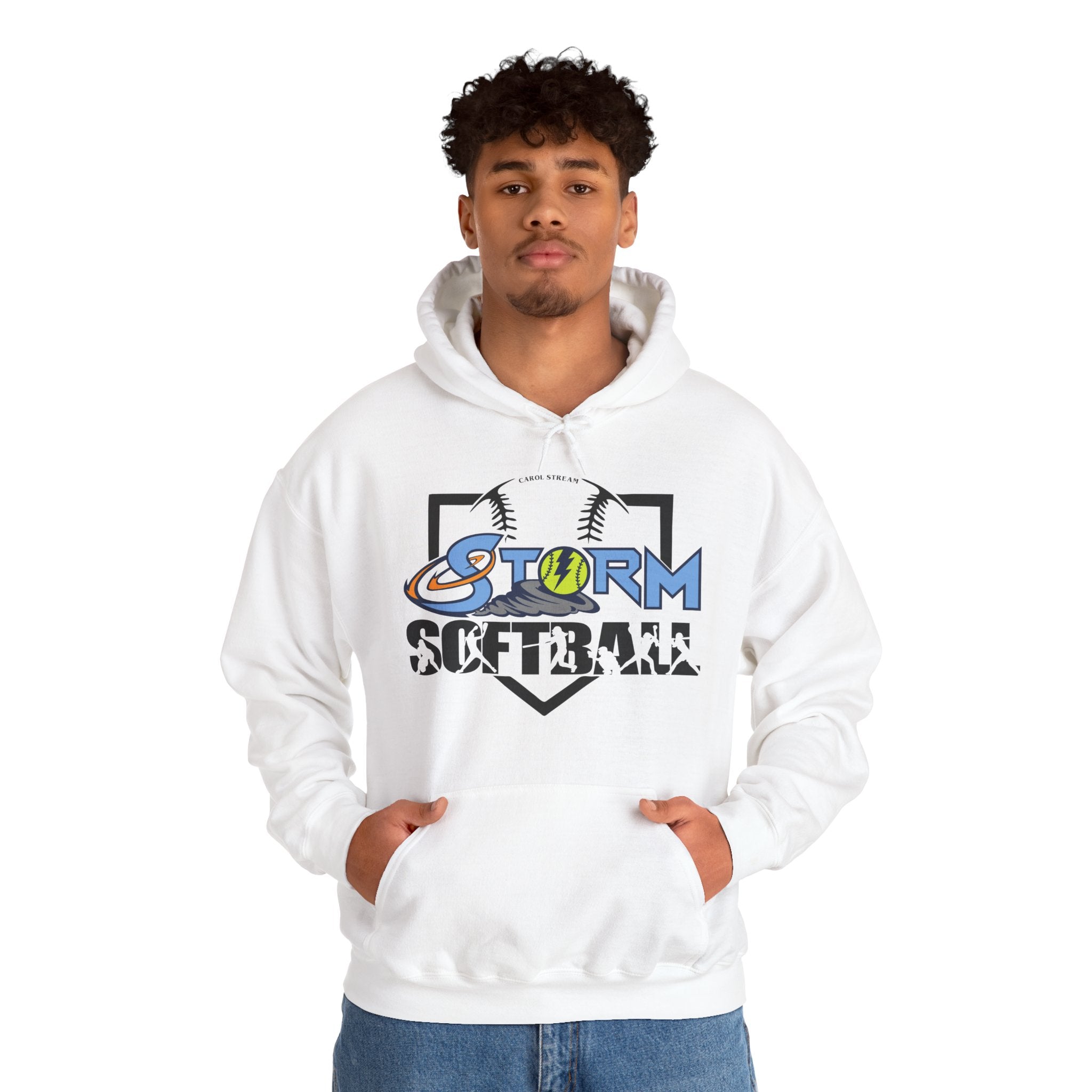 Deluxe Storm Softball Cotton Hoodie