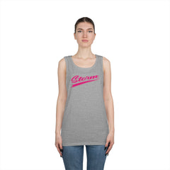Storm Script Cotton Tank Top