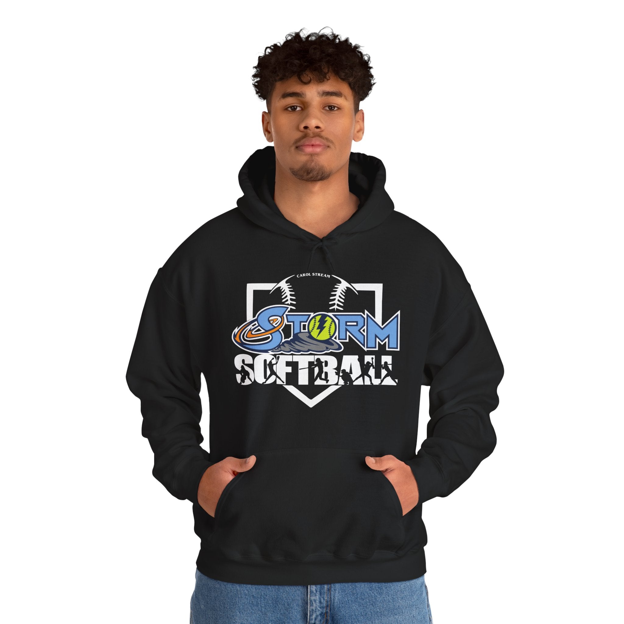 Deluxe Storm Softball Cotton Hoodie