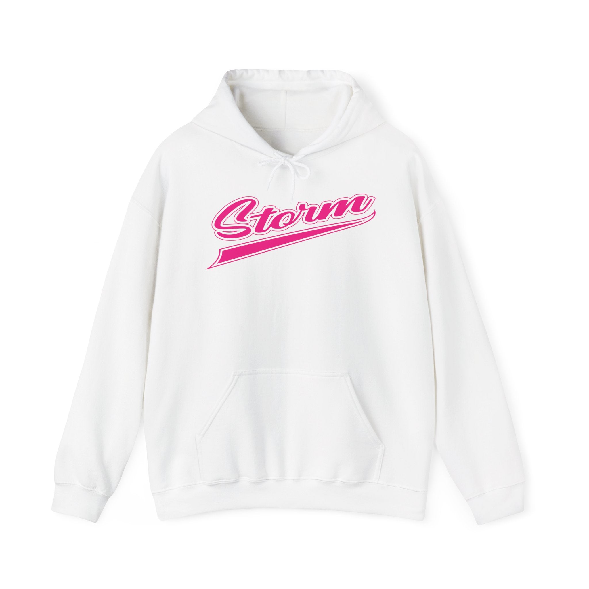 Storm Script Cotton Hoodie