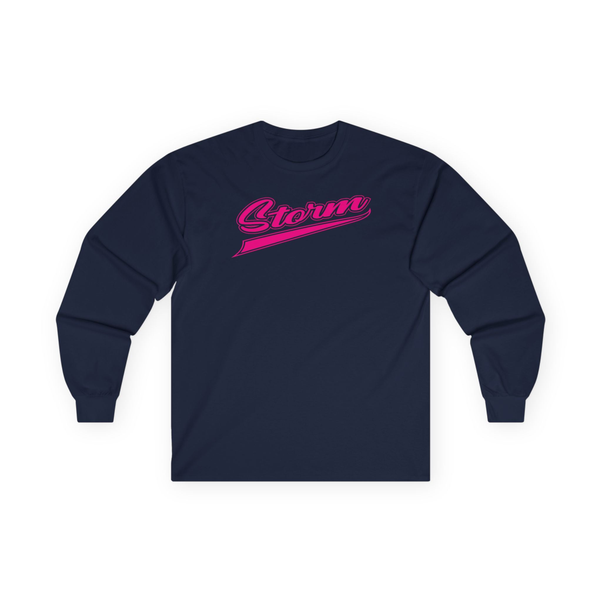 Storm Script Long Sleeve Tee