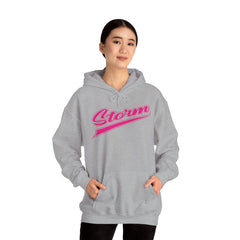 Storm Script Cotton Hoodie