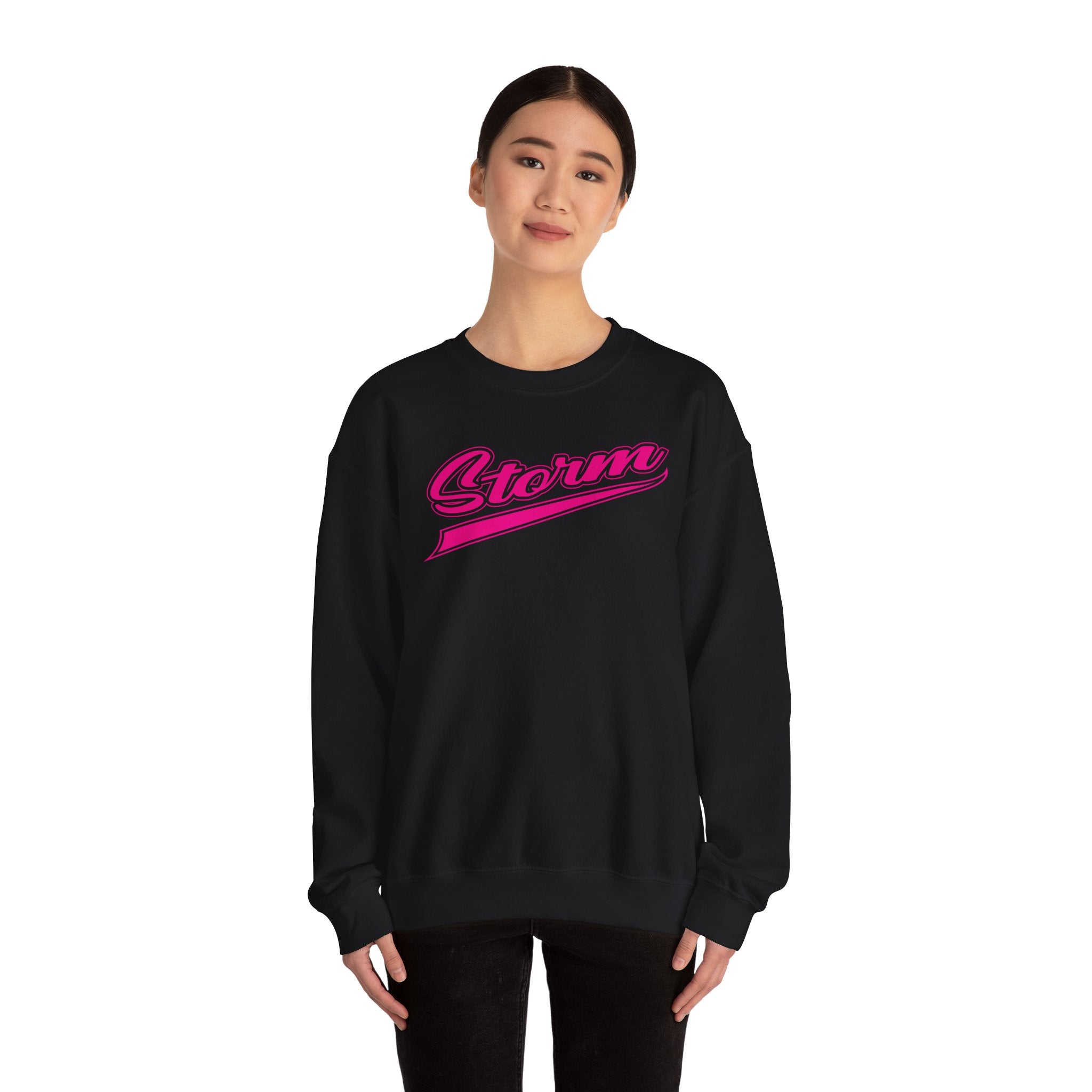 Storm Script Cotton Sweatshirt