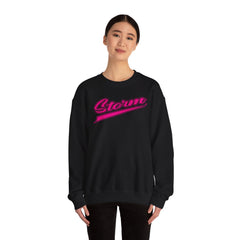 Storm Script Cotton Sweatshirt