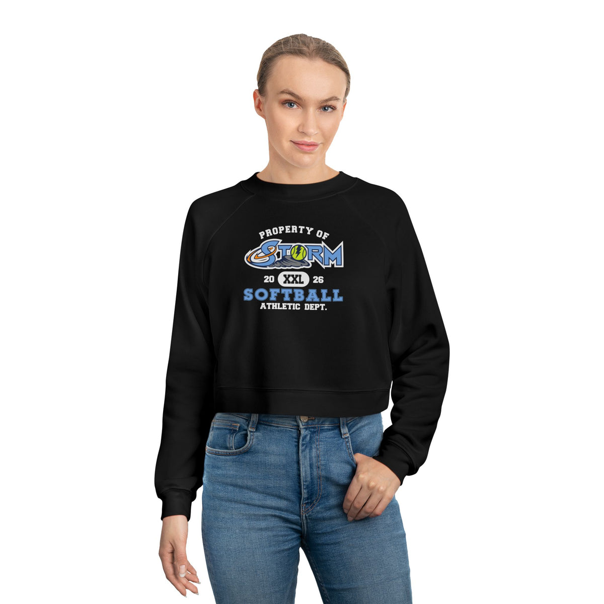 Property of Storm Cropped Sweatshirt