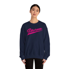 Storm Script Cotton Sweatshirt
