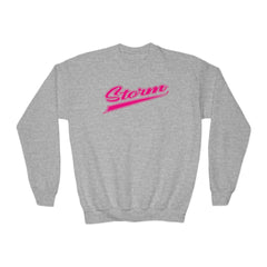 Youth Storm Script Cotton Sweatshirt