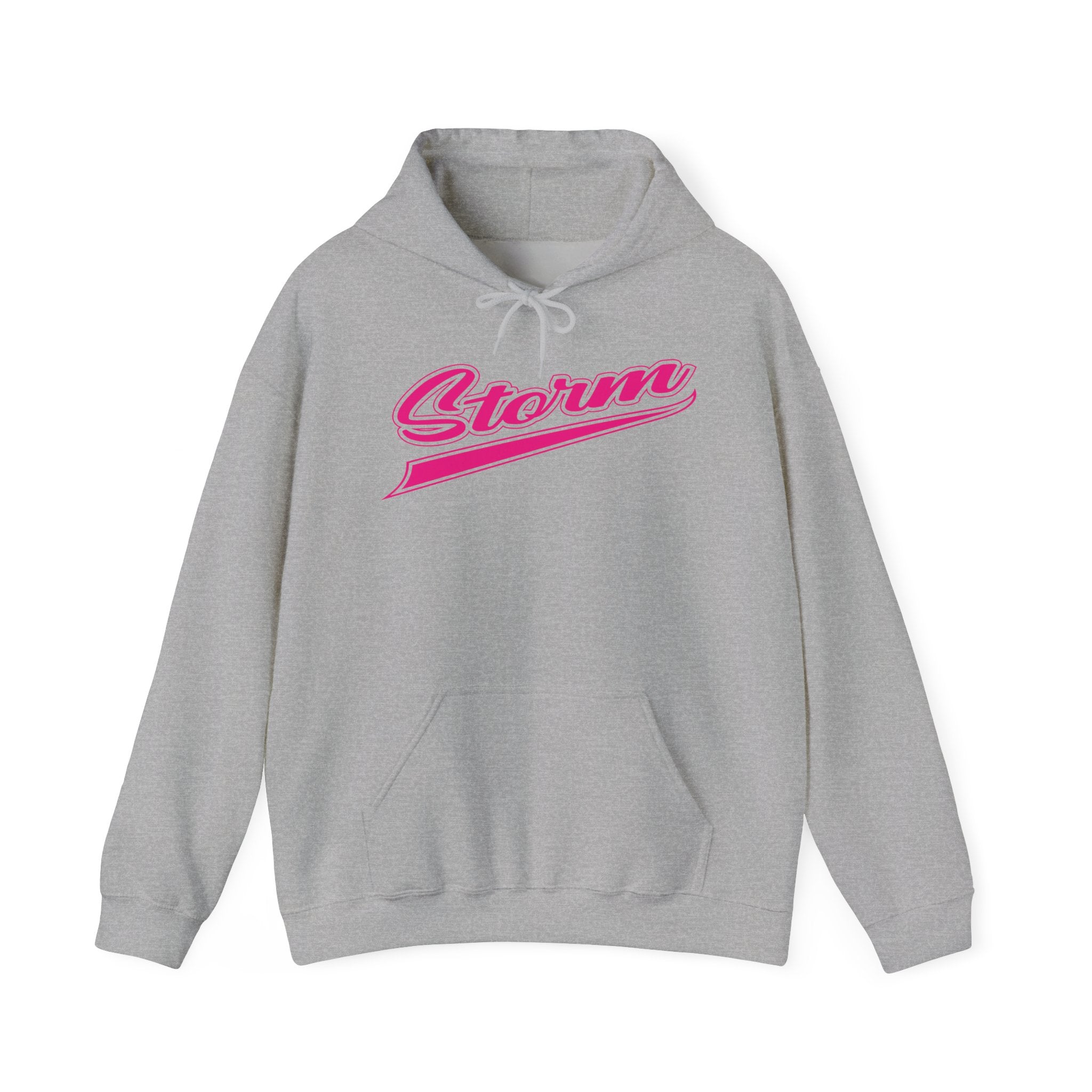 Storm Script Cotton Hoodie