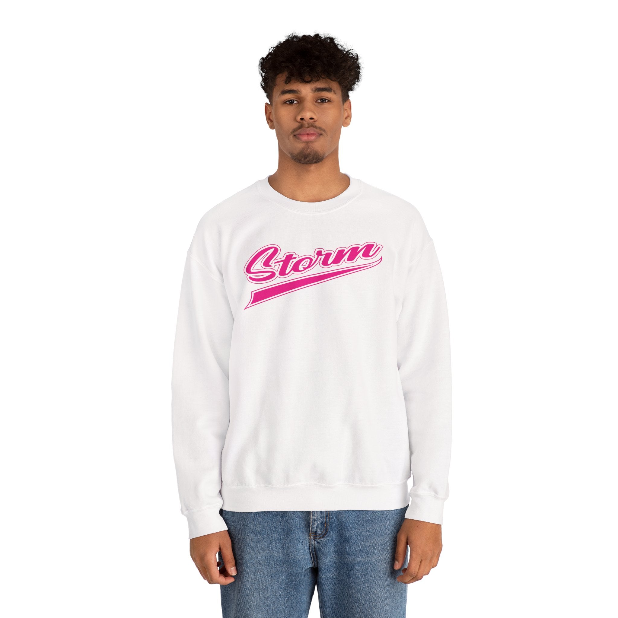 Storm Script Cotton Sweatshirt
