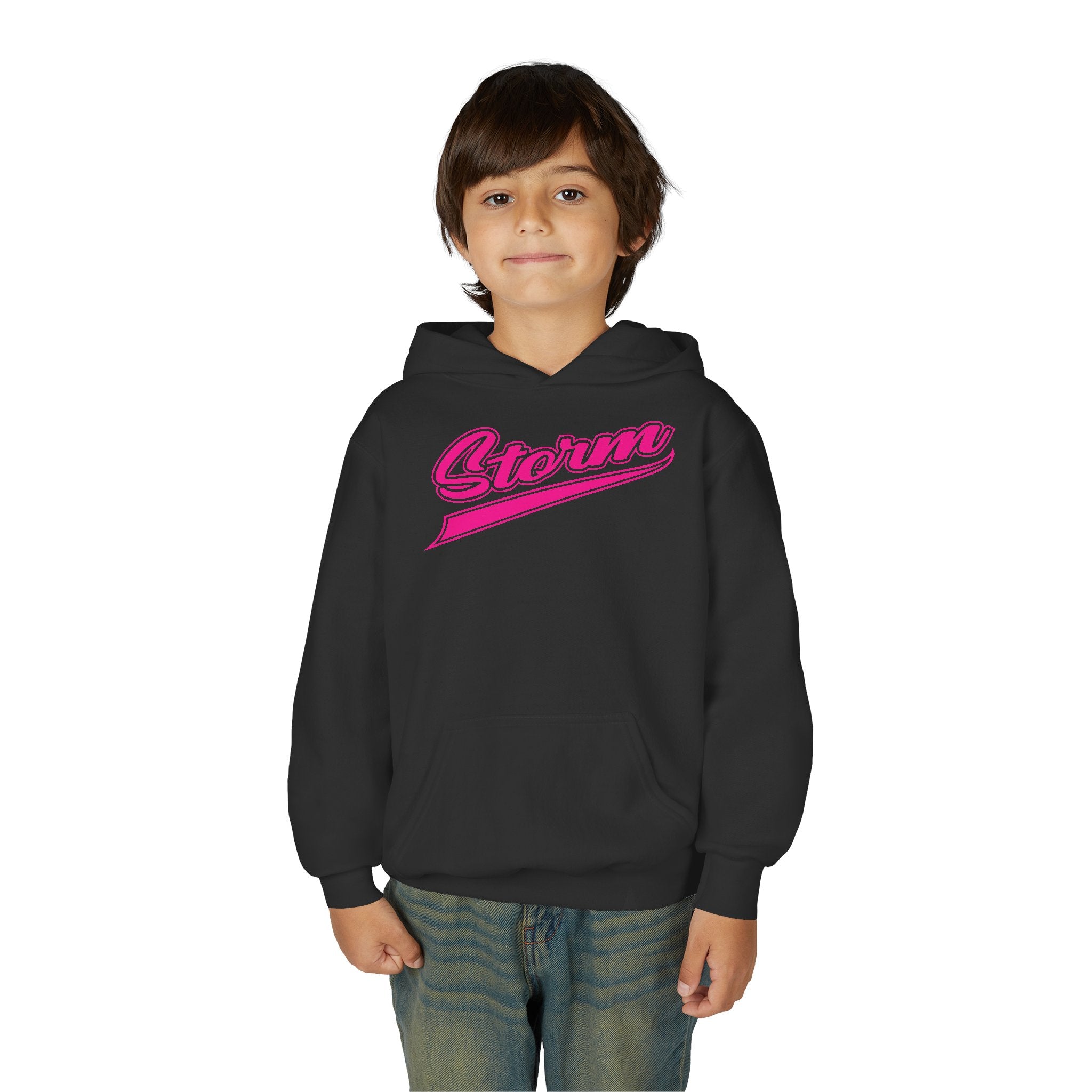 Youth Storm Script Cotton Hoodie