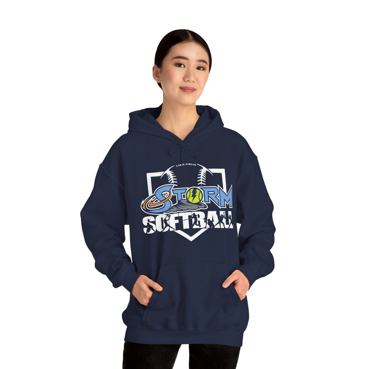 Deluxe Storm Softball Cotton Hoodie
