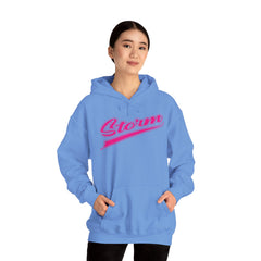 Storm Script Cotton Hoodie