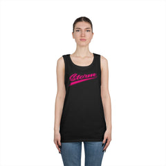 Storm Script Cotton Tank Top