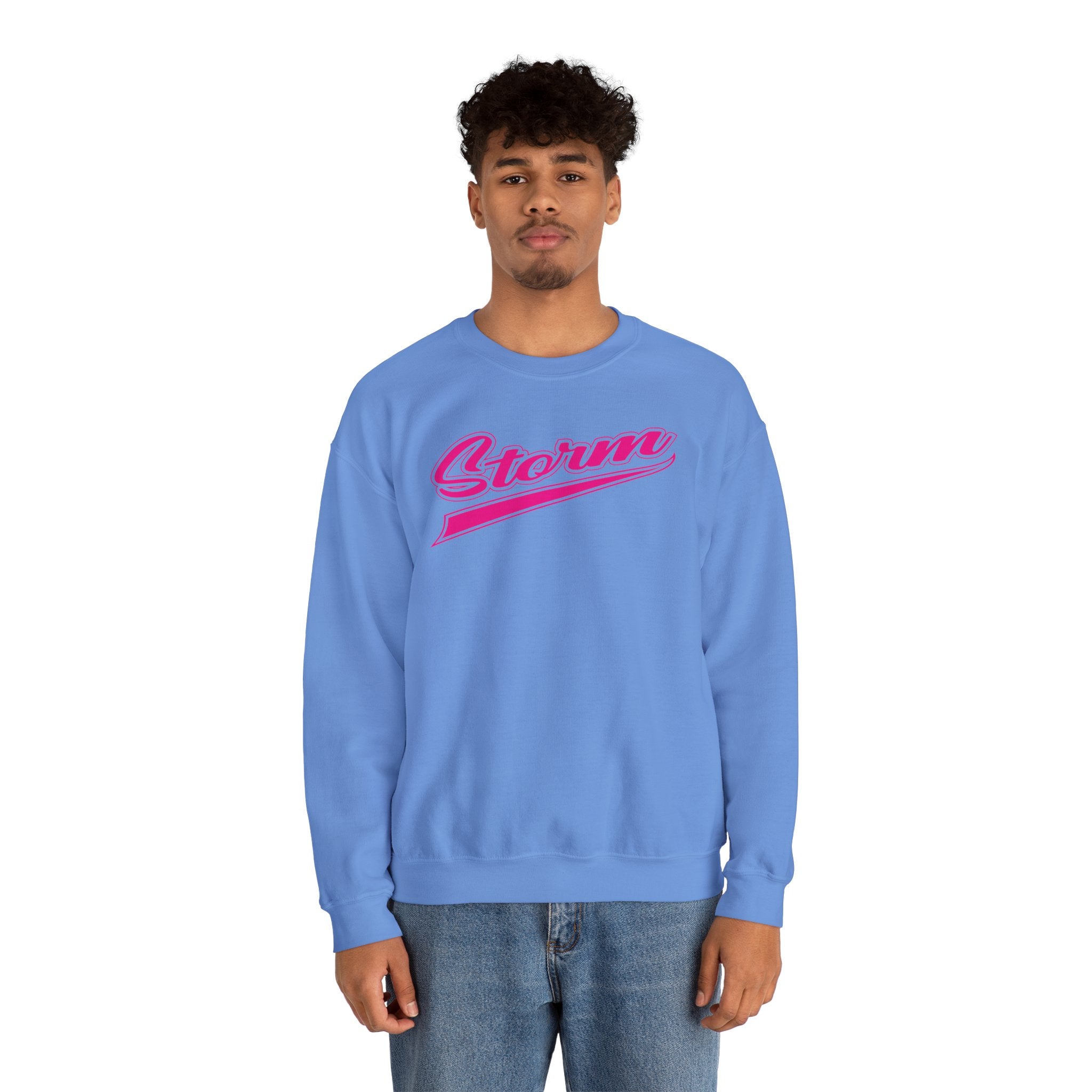 Storm Script Cotton Sweatshirt
