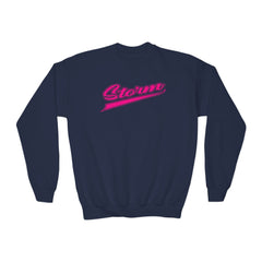 Youth Storm Script Cotton Sweatshirt