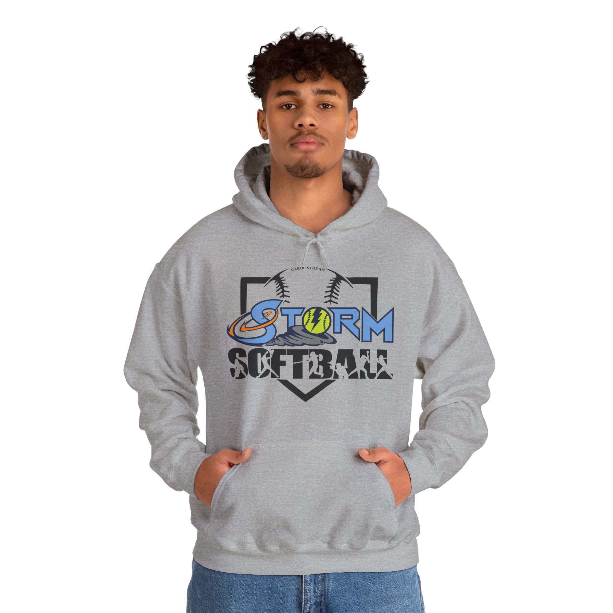 Deluxe Storm Softball Cotton Hoodie