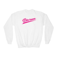 Youth Storm Script Cotton Sweatshirt