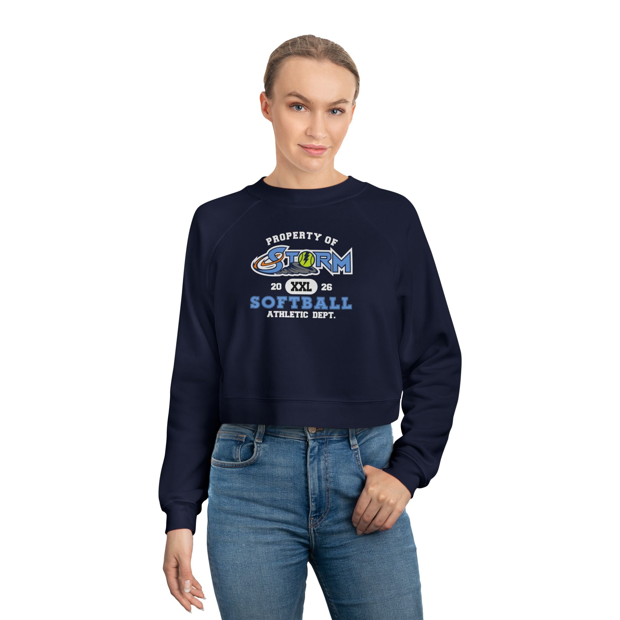 Property of Storm Cropped Sweatshirt