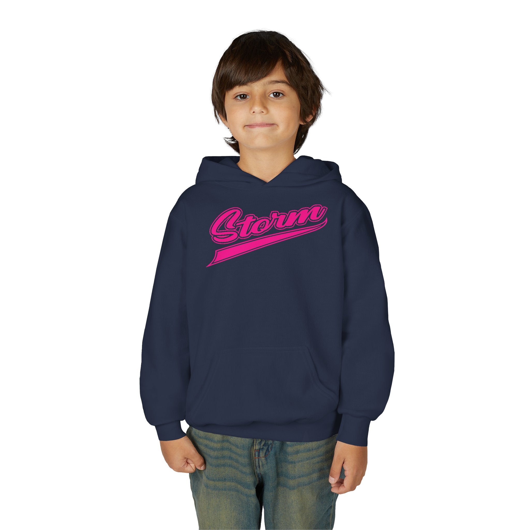 Youth Storm Script Cotton Hoodie