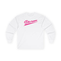 Storm Script Long Sleeve Tee