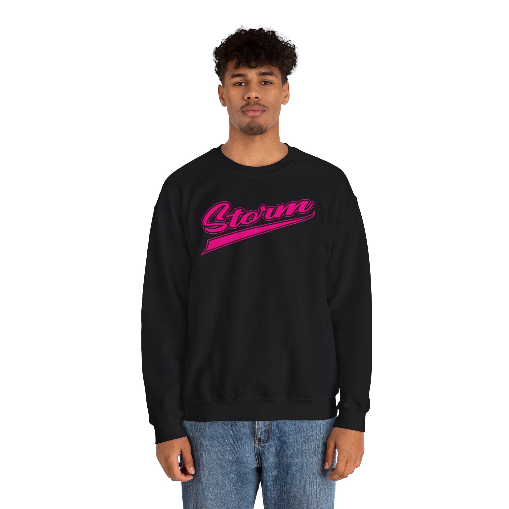 Storm Script Cotton Sweatshirt