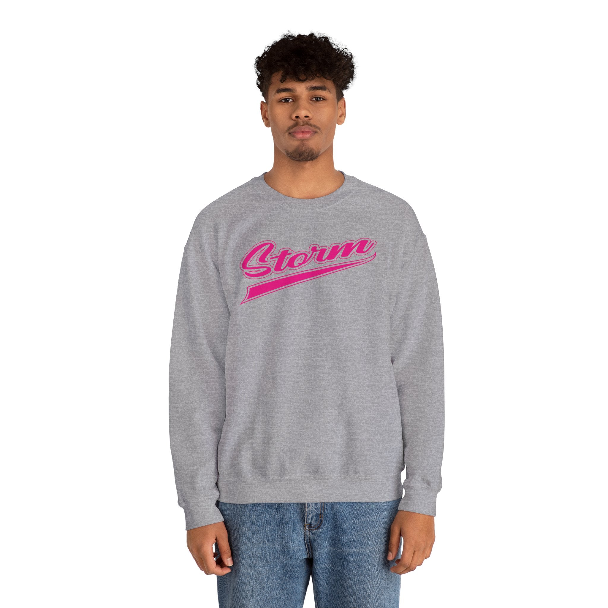 Storm Script Cotton Sweatshirt