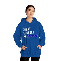 Eat Sleep Cougars Hooded Sweatshirt