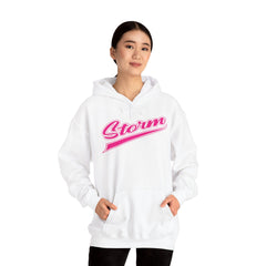 Storm Script Cotton Hoodie