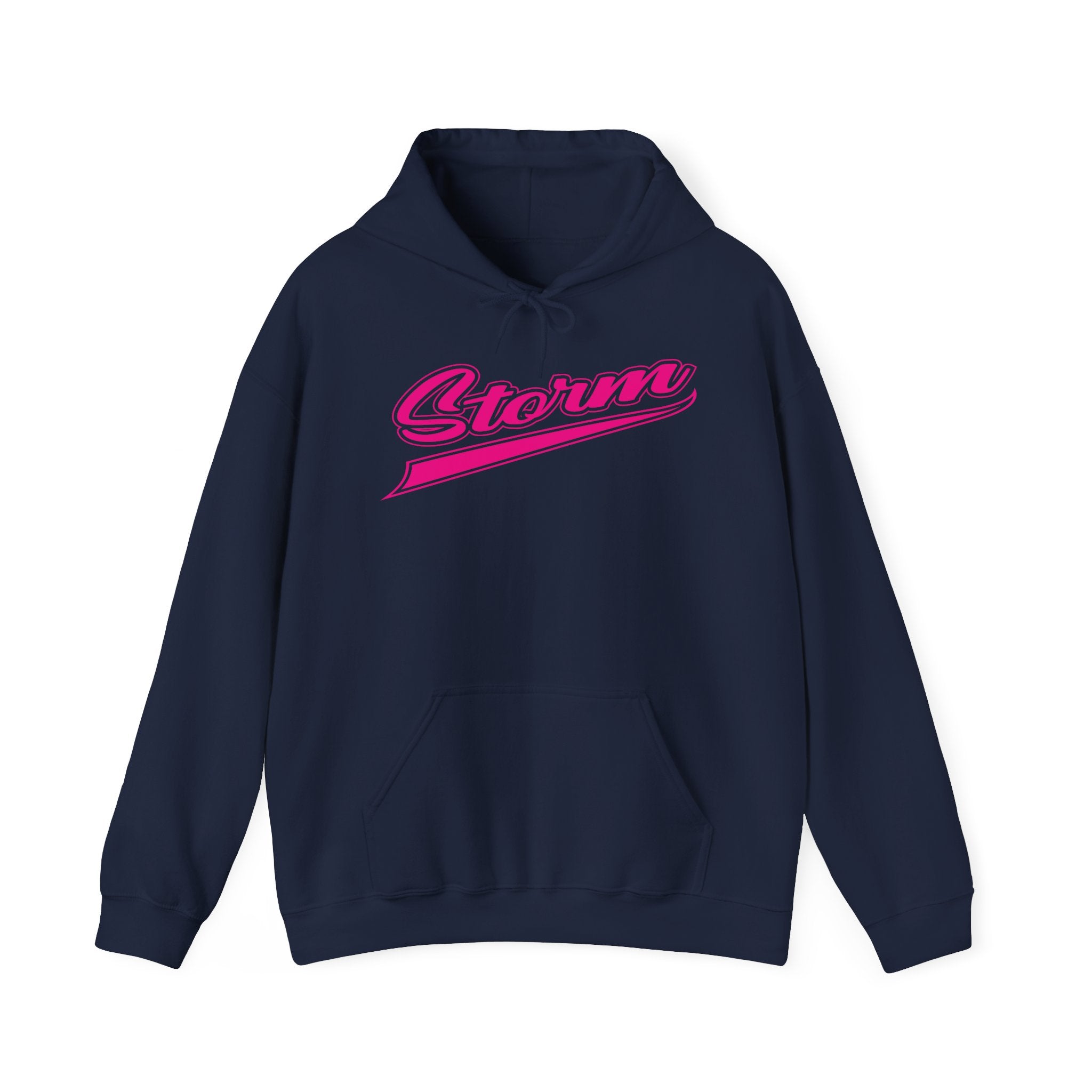 Storm Script Cotton Hoodie