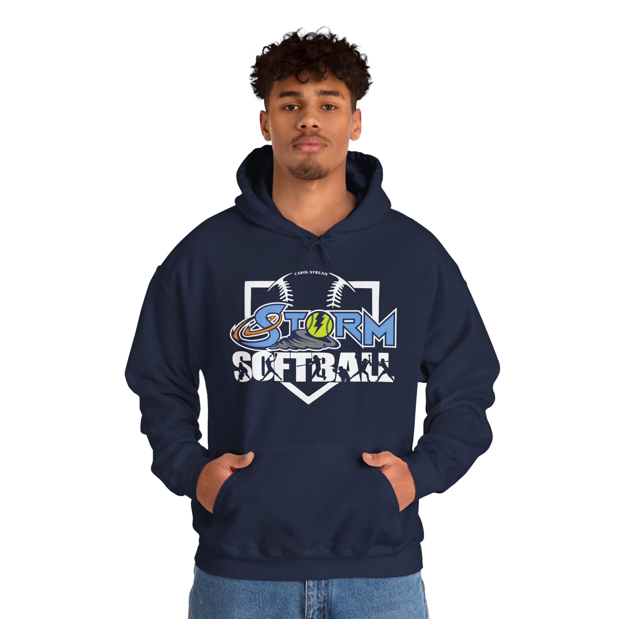 Deluxe Storm Softball Cotton Hoodie