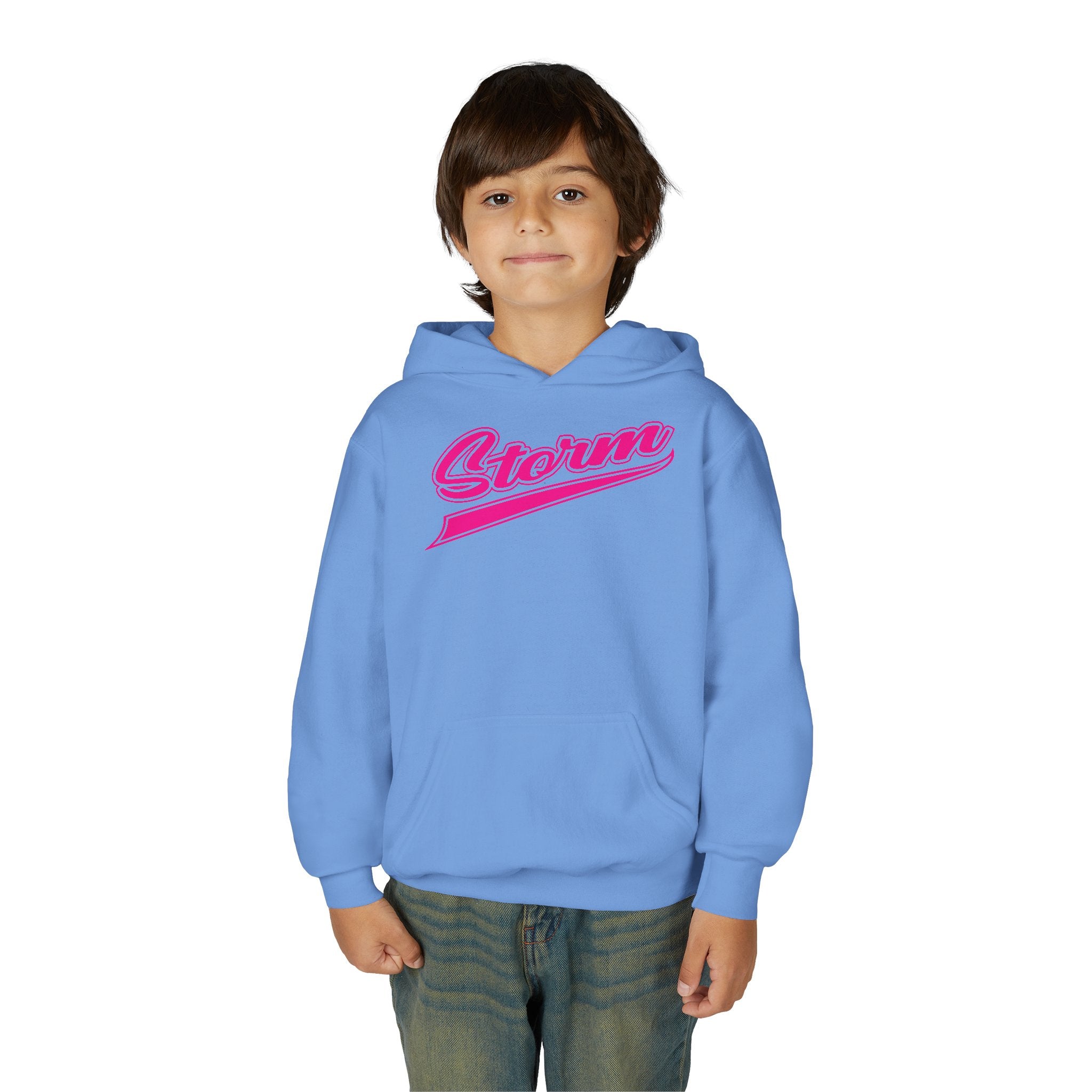 Youth Storm Script Cotton Hoodie