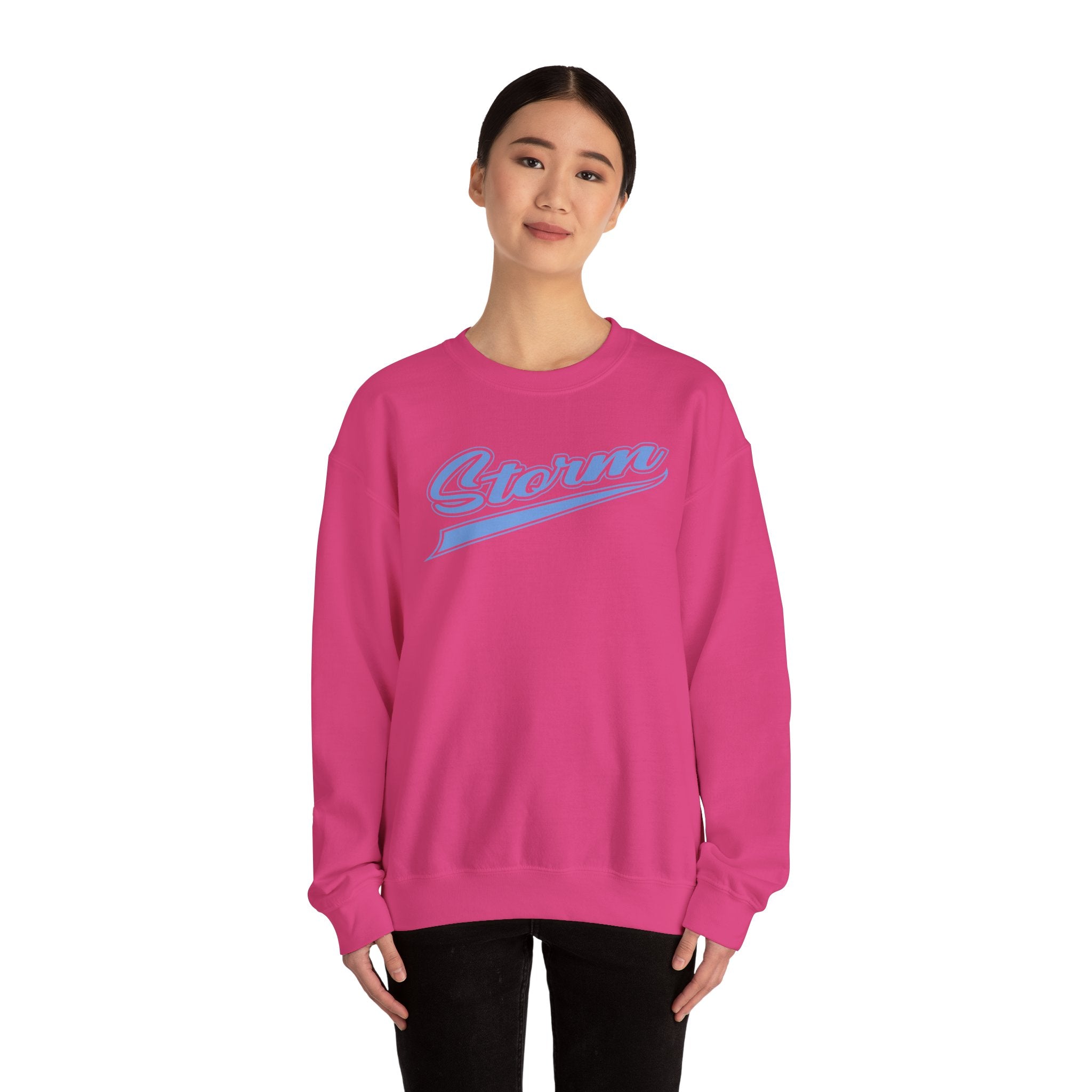 Storm Script Cotton Sweatshirt