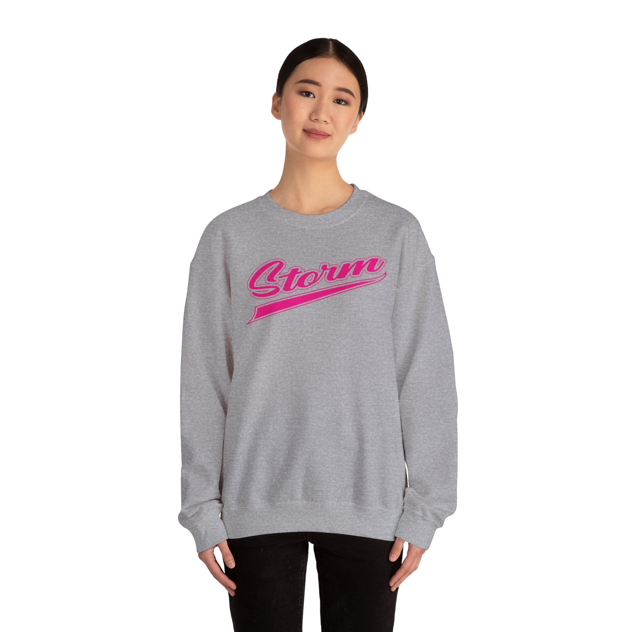 Storm Script Cotton Sweatshirt