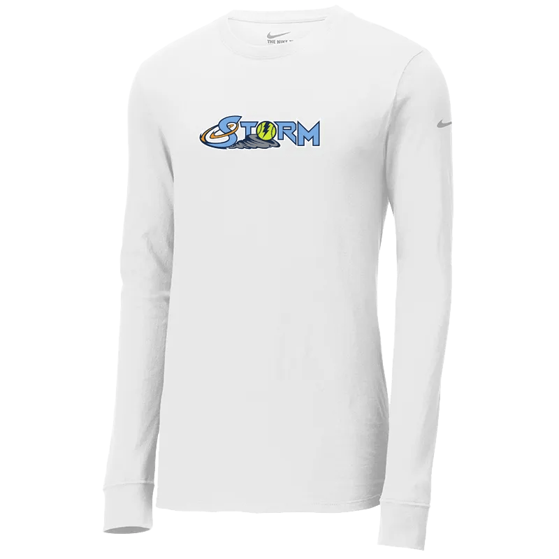 Nike Dri-FIT Cotton/Poly Long Sleeve Tee