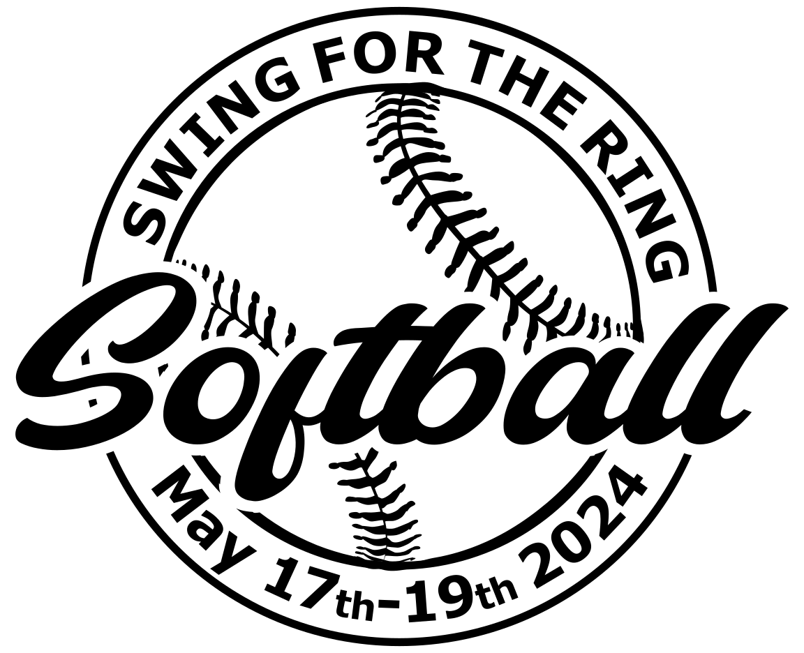 Softball Logo Swing for the Ring Long Sleeve