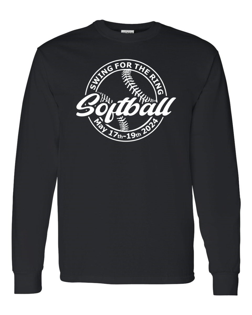 Softball Logo Swing for the Ring Long Sleeve