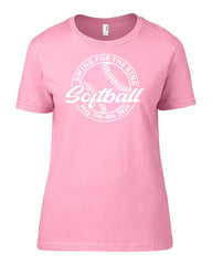 Softball Logo Swing for the Ring Woman's