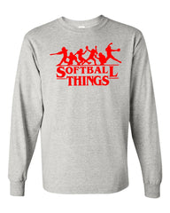 Softball Things Swing for the Ring Long Sleeve