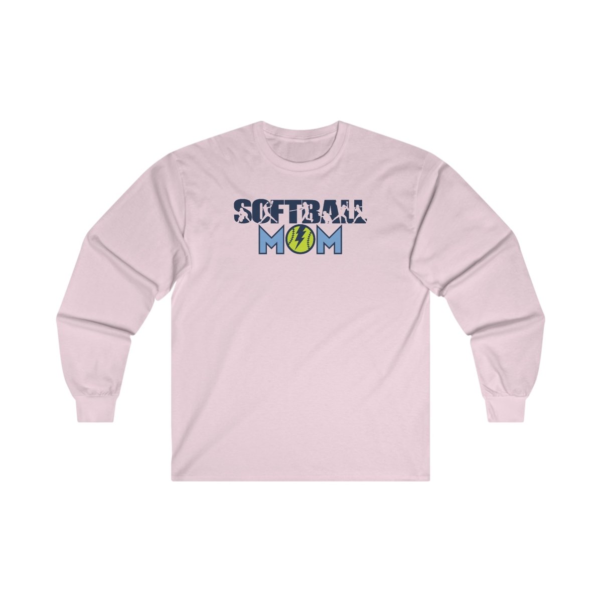 Softball Mom Cotton Long Sleeve Tee