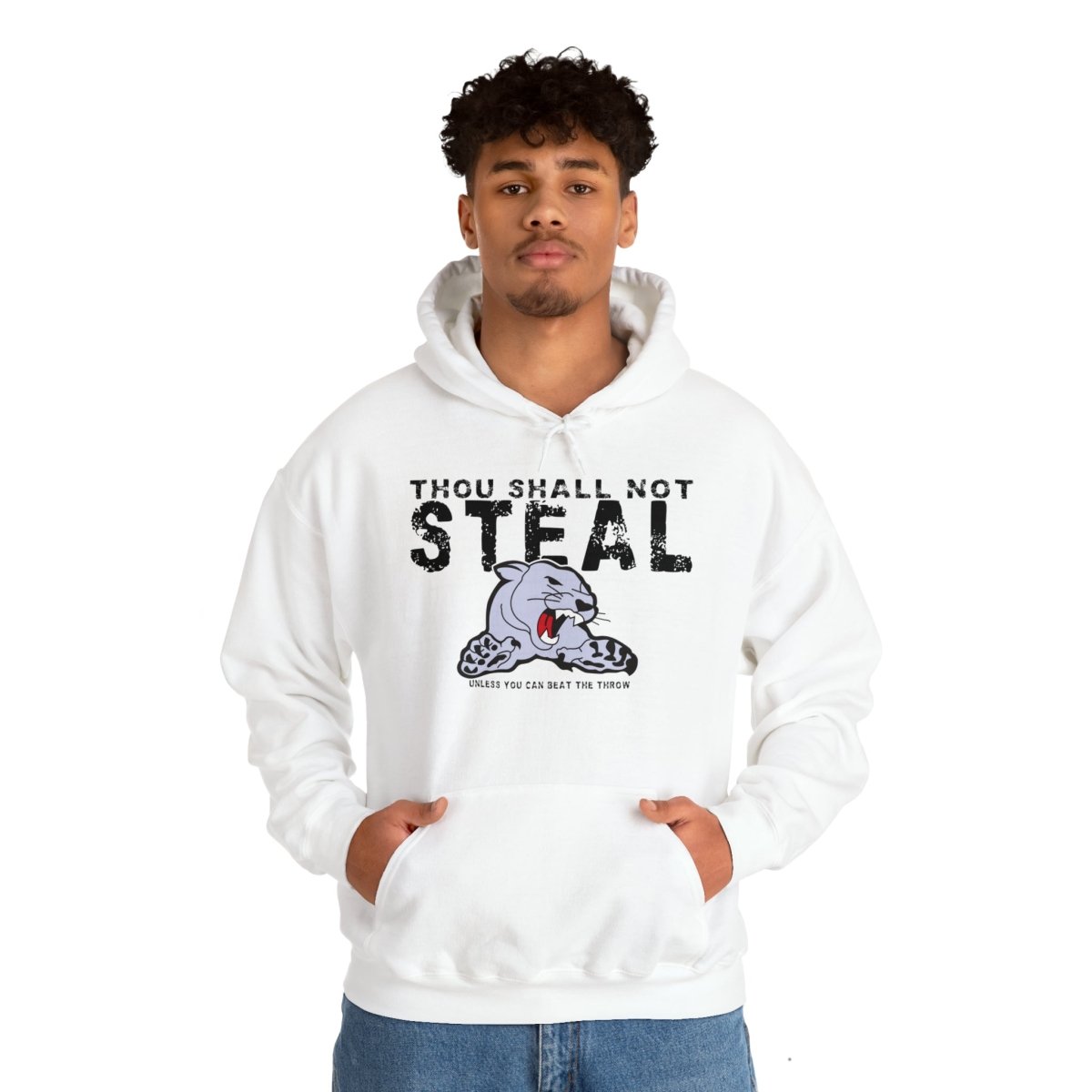 Cougar Shall Not Steal Hooded Sweatshirt