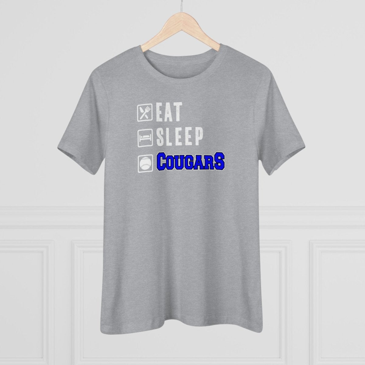 Eat Sleep Cougar Women's Relaxed T-Shirt